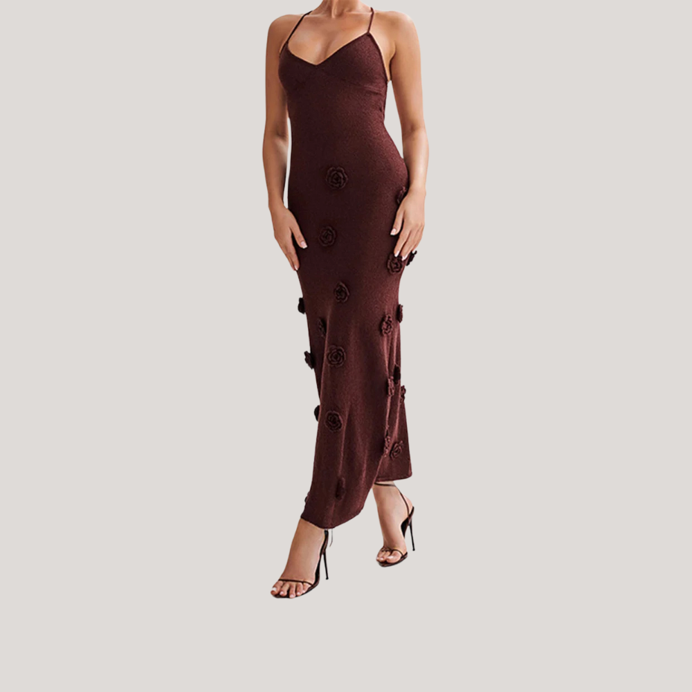 Elara | Flower Beach Dress