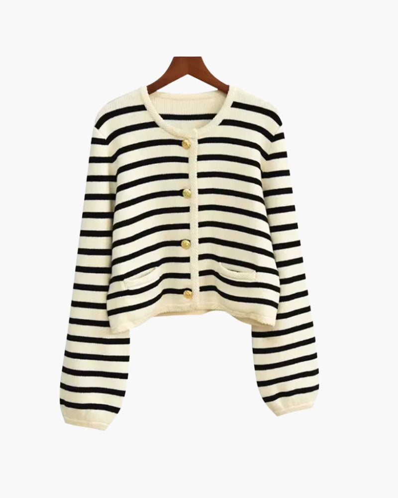 Lea | Striped Cardigan