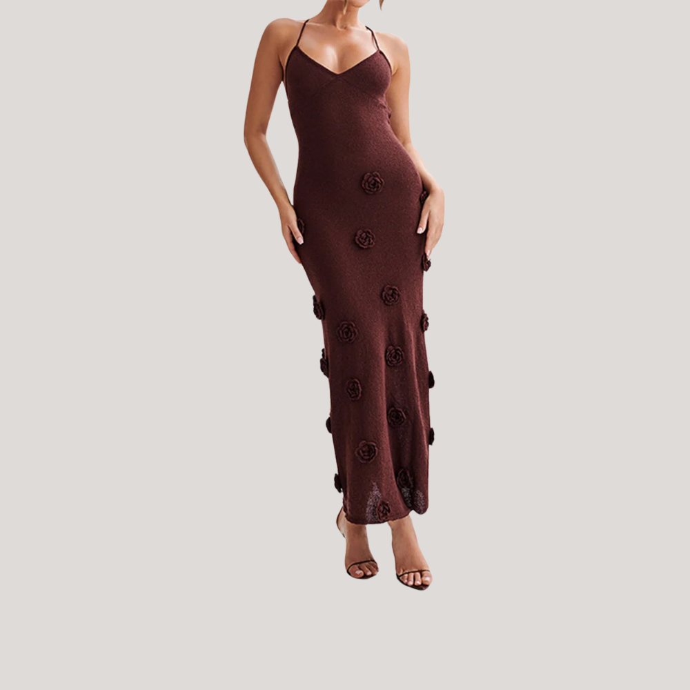 Elara | Flower Beach Dress