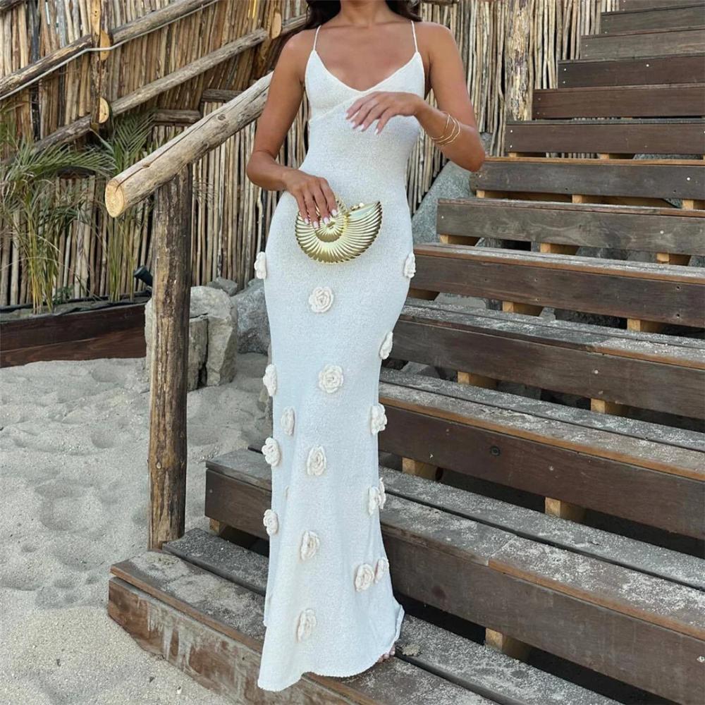 Elara | Flower Beach Dress