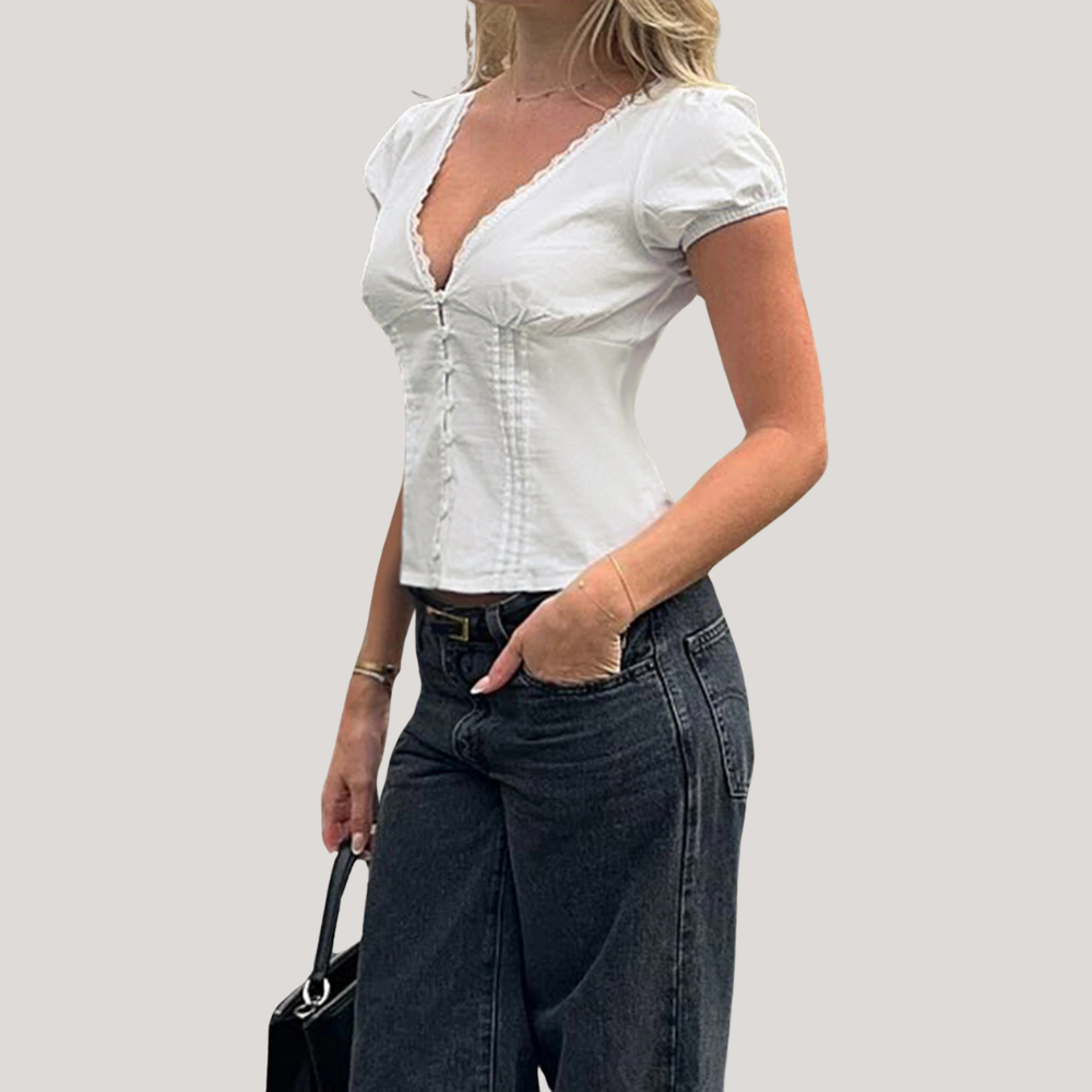 Mara | Casual Lace Summer Top