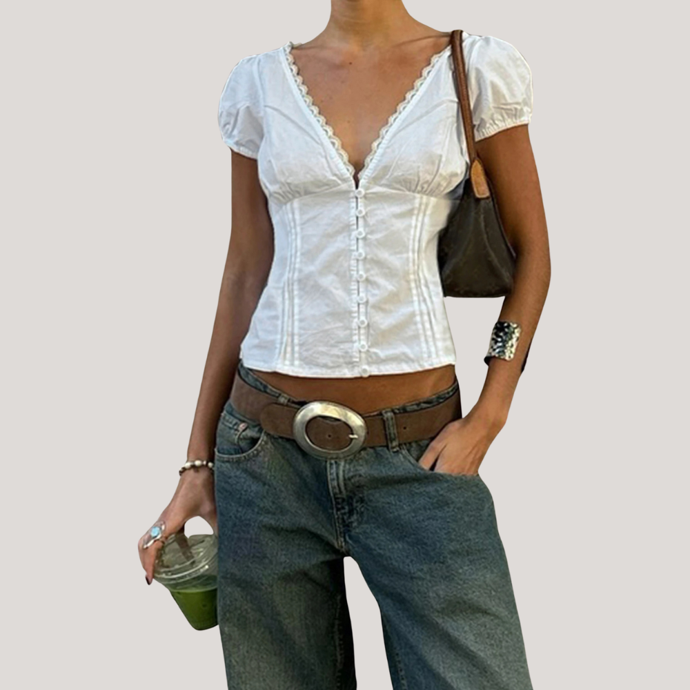 Mara | Casual Lace Summer Top