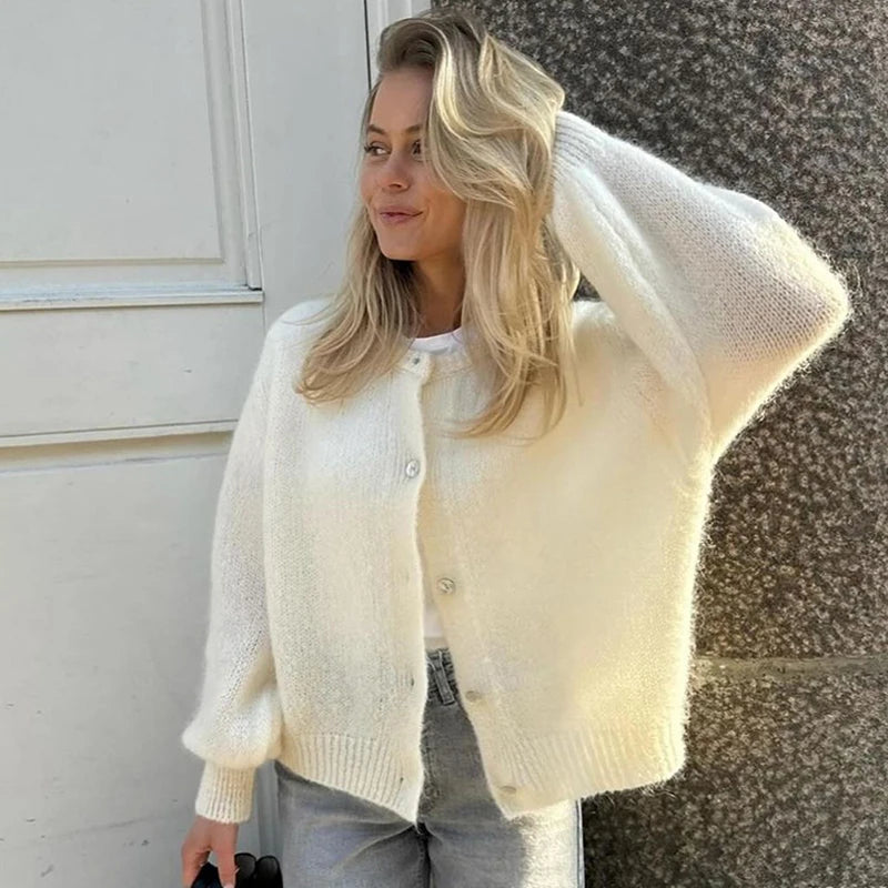 Sophie | Casual Mohair Cardigan