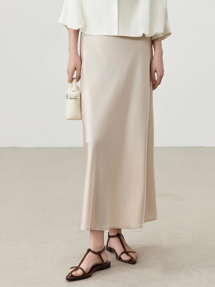 Ava | Elegant Silk Skirt