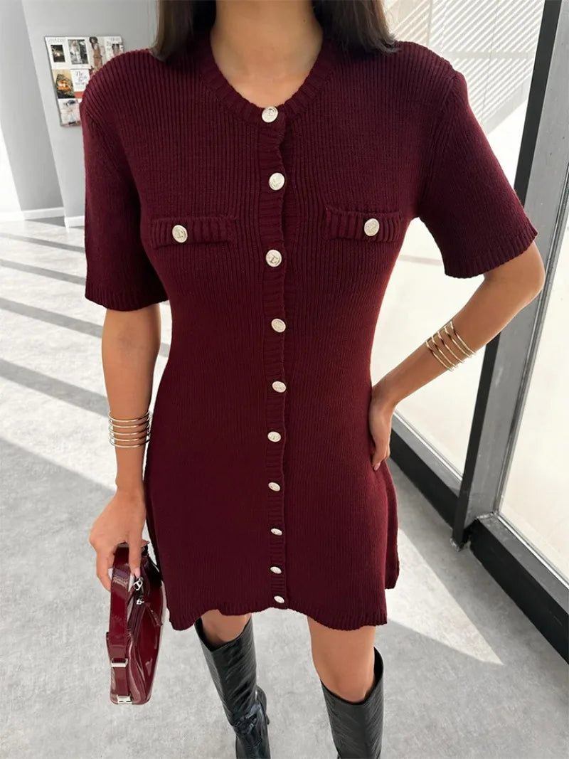 Zara | Trendy Knit Mini Dress