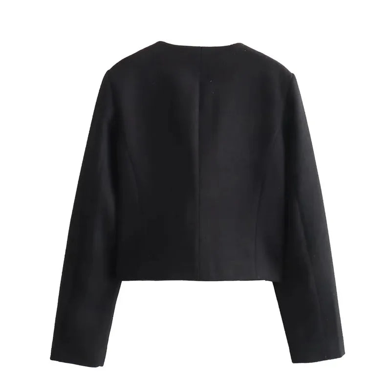 Vivienne | Elegant Cropped Coat