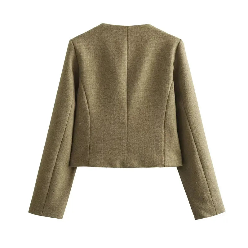 Vivienne | Elegant Cropped Coat