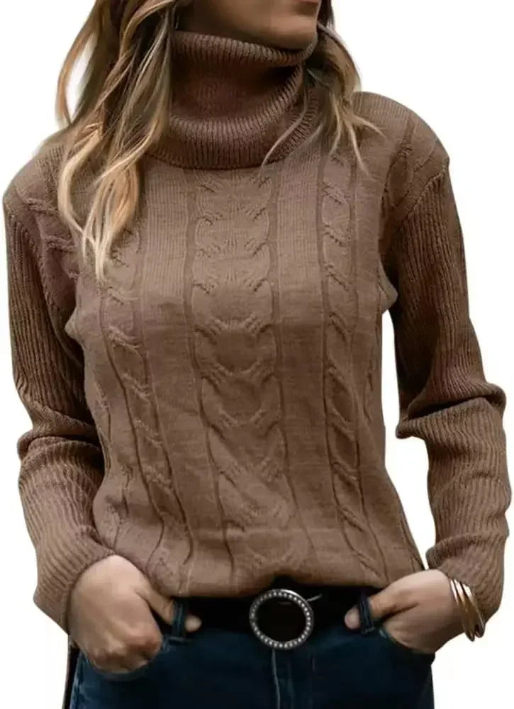 Olivia | Knitted Turtleneck Sweater