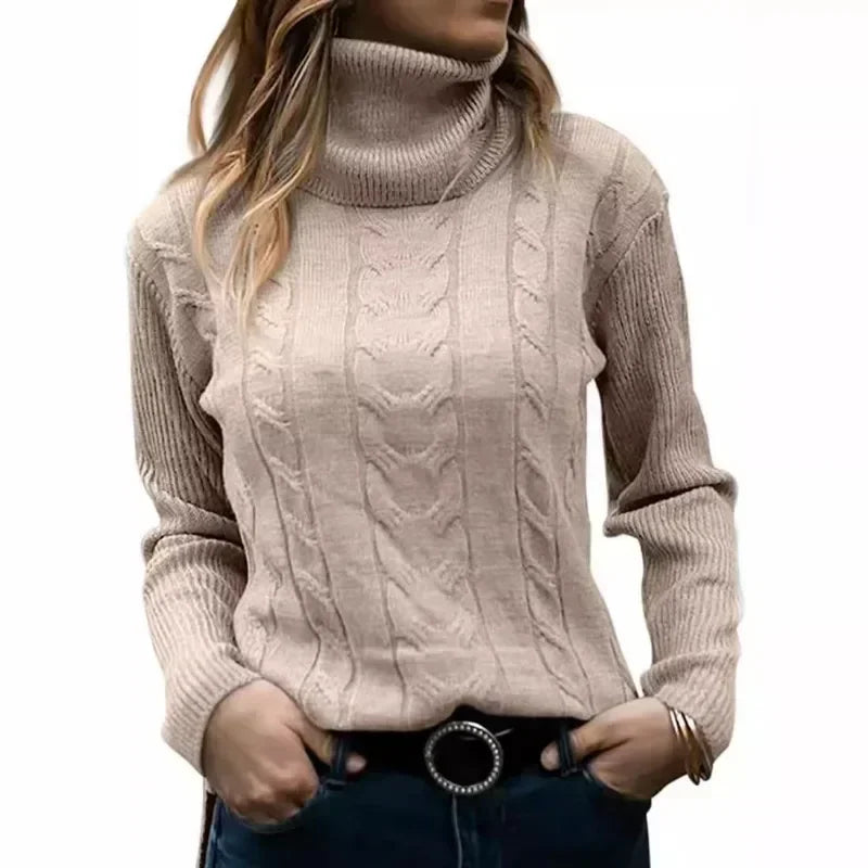 Olivia | Knitted Turtleneck Sweater