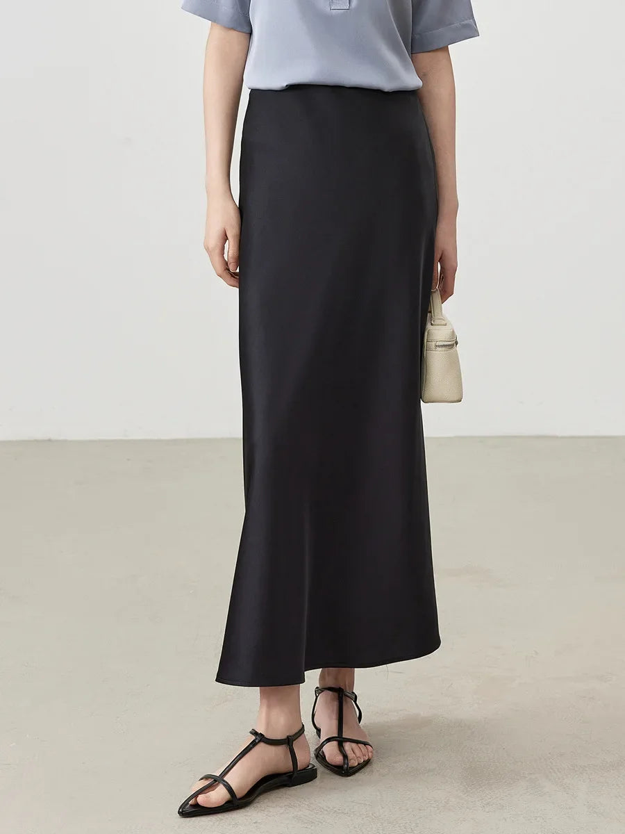 Ava | Elegant Silk Skirt